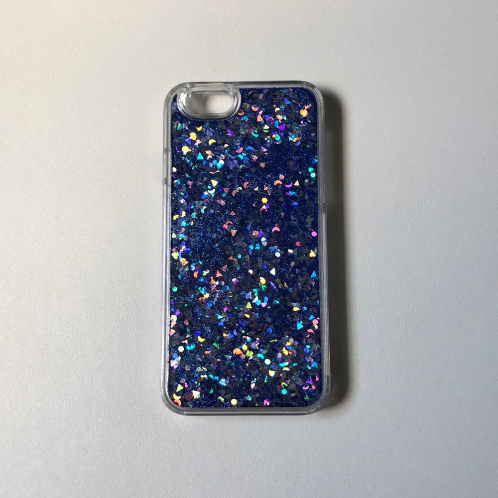 Glitter filled phone case